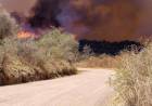 La lluvia ayudó a sofocar el fuego en Traslasierra pero un rayo causó otro foco