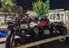 Operativo de control vehicular: 10 motocicletas y 1 auto retenidos