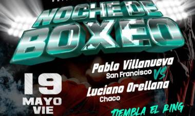 Viernes 19: 3° Edicion de noche de Boxeo en la ciudad